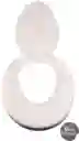 Asiento Sanitario Ovalado Blanco Plastico