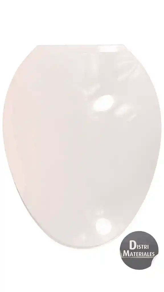 Asiento Sanitario Ovalado Blanco Plastico
