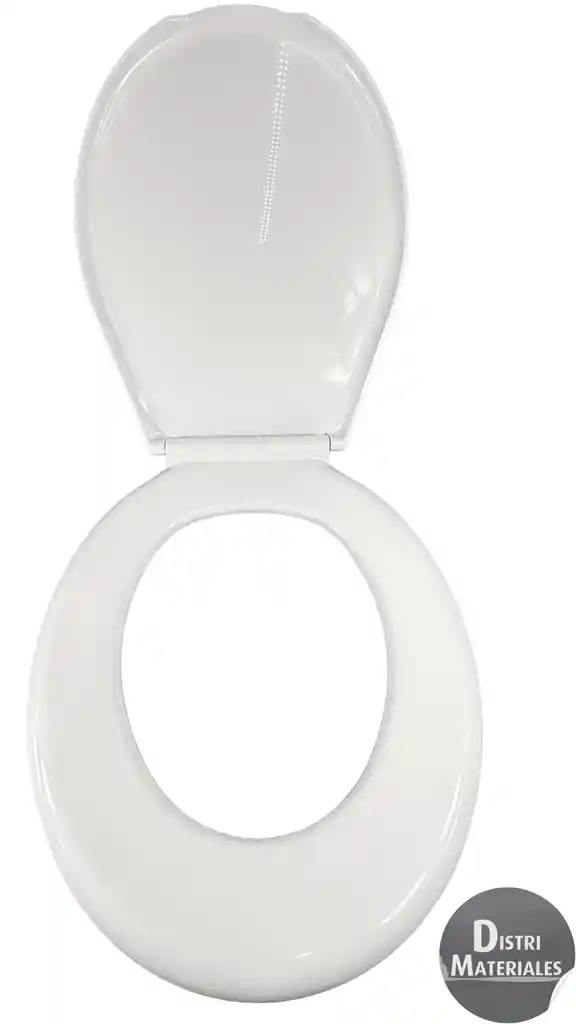 Asiento Sanitario Redondo Blanco Plastico