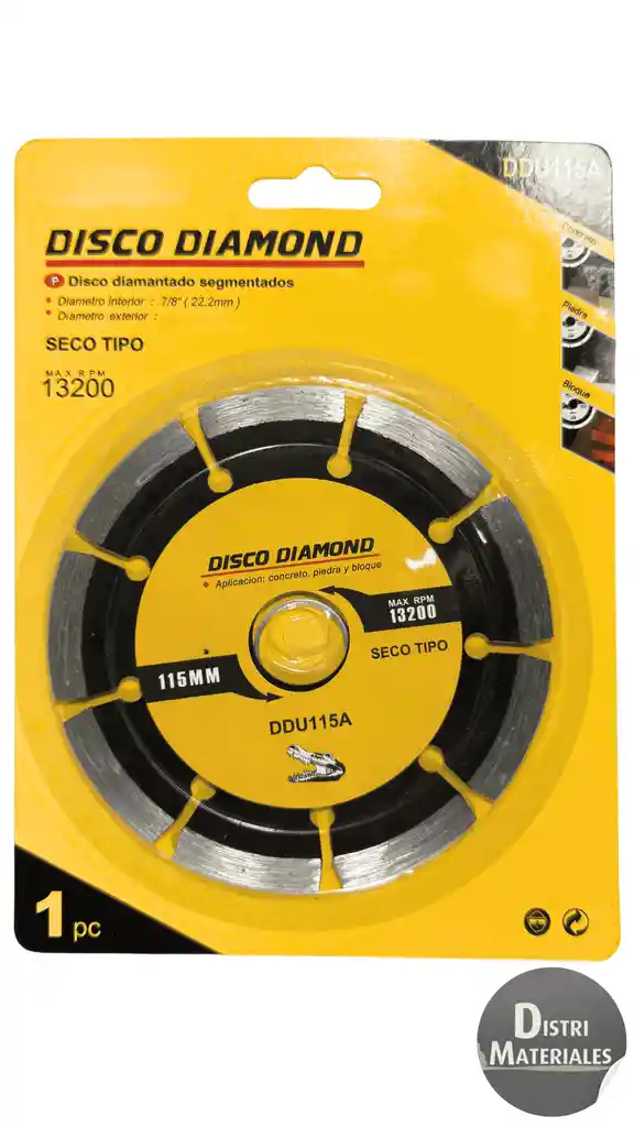 Disco Corte Segmentado 9" Diamantado Eco