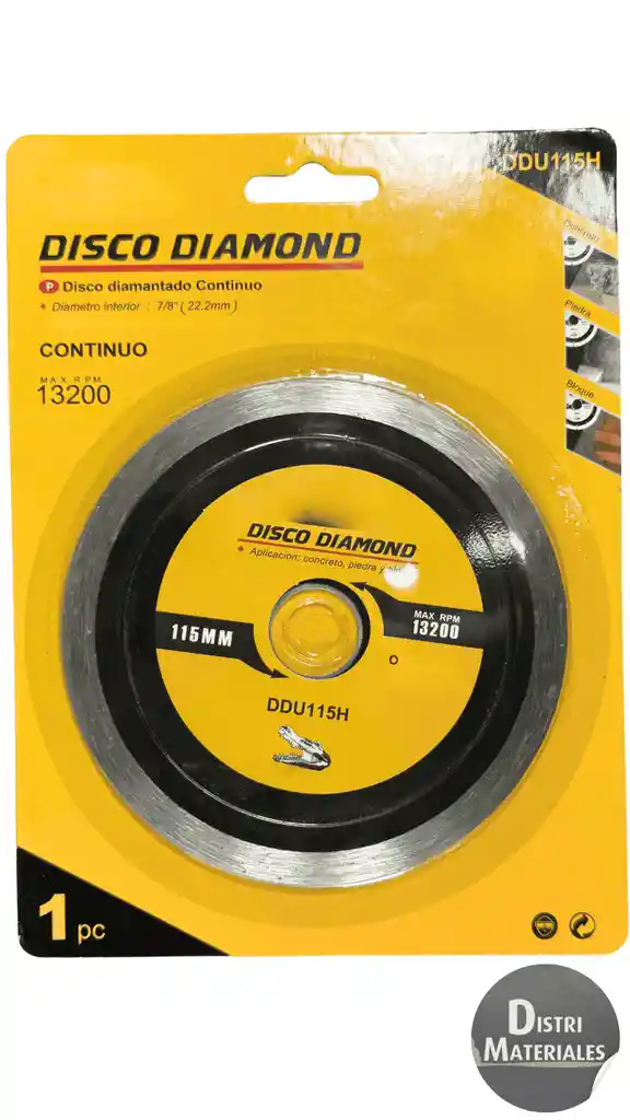 Disco Corte Continuo 4 1/2" Diamantado Eco