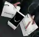 Brazalete Pandora Moments Cadena De Serpiente Con Broche De Corazón Centelleante