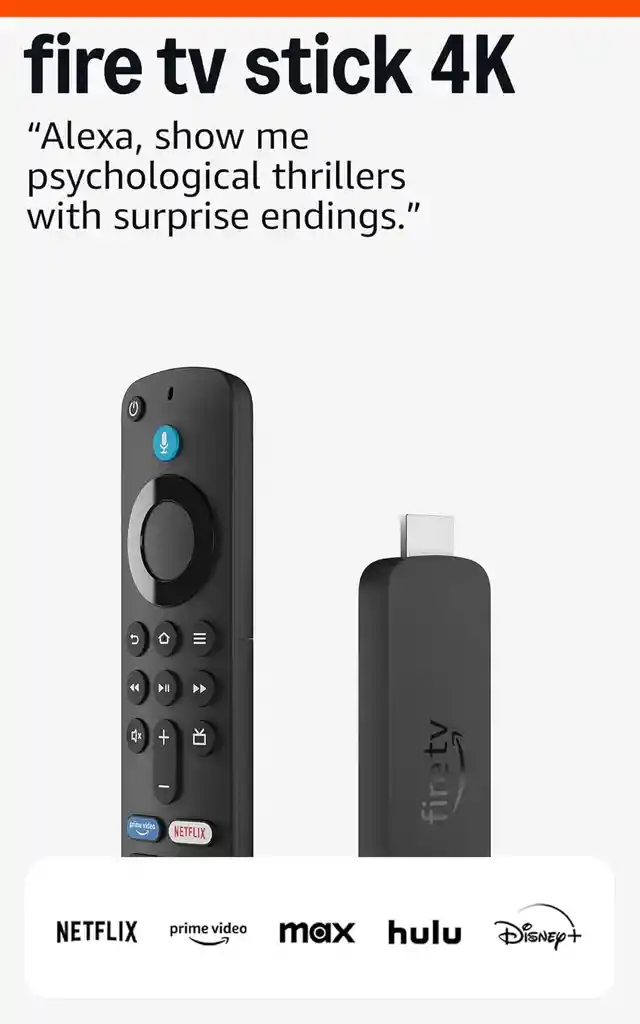 Amazon Fire Tv Stick 4k Con La Más Reciente Generación Alexa