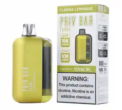 Vape / Vaporizador Priv Bar Florida Lemonade 15.000 Puff