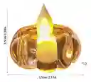 Set De 6 Velas Led Decorativas Tipo Té Transparentes