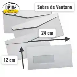 Sobre De Ventana Rectangularx 5 Und