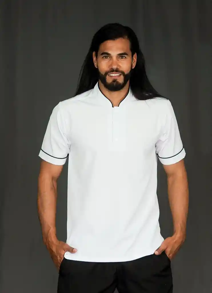 Camisa Antifluida Hombre Blanca. Talla M
