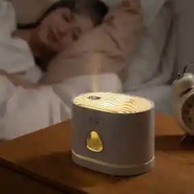 Humidificador De Aire Y Difusor De Aromas | Luz Led, Vapor Frío Y Silencioso