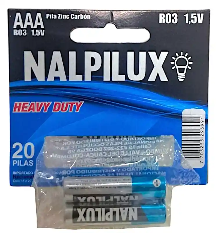Pilas Nalpilux Doble ( A A)