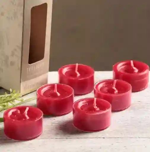 Vela Para Pebetero Carillón Rojo - 3 Cm