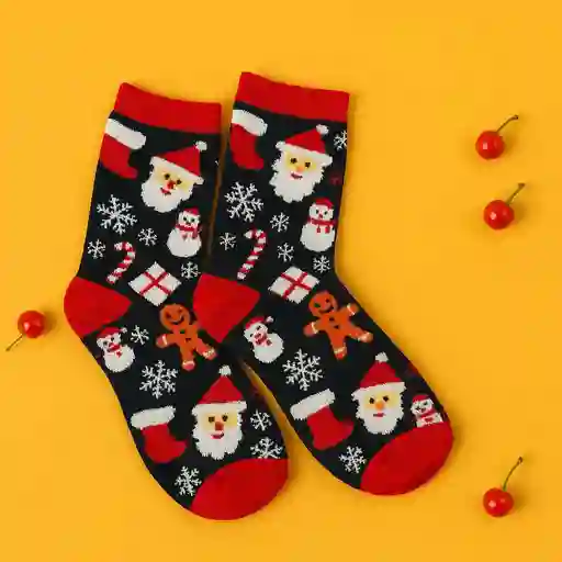 Navidad Medias Largas Santa
