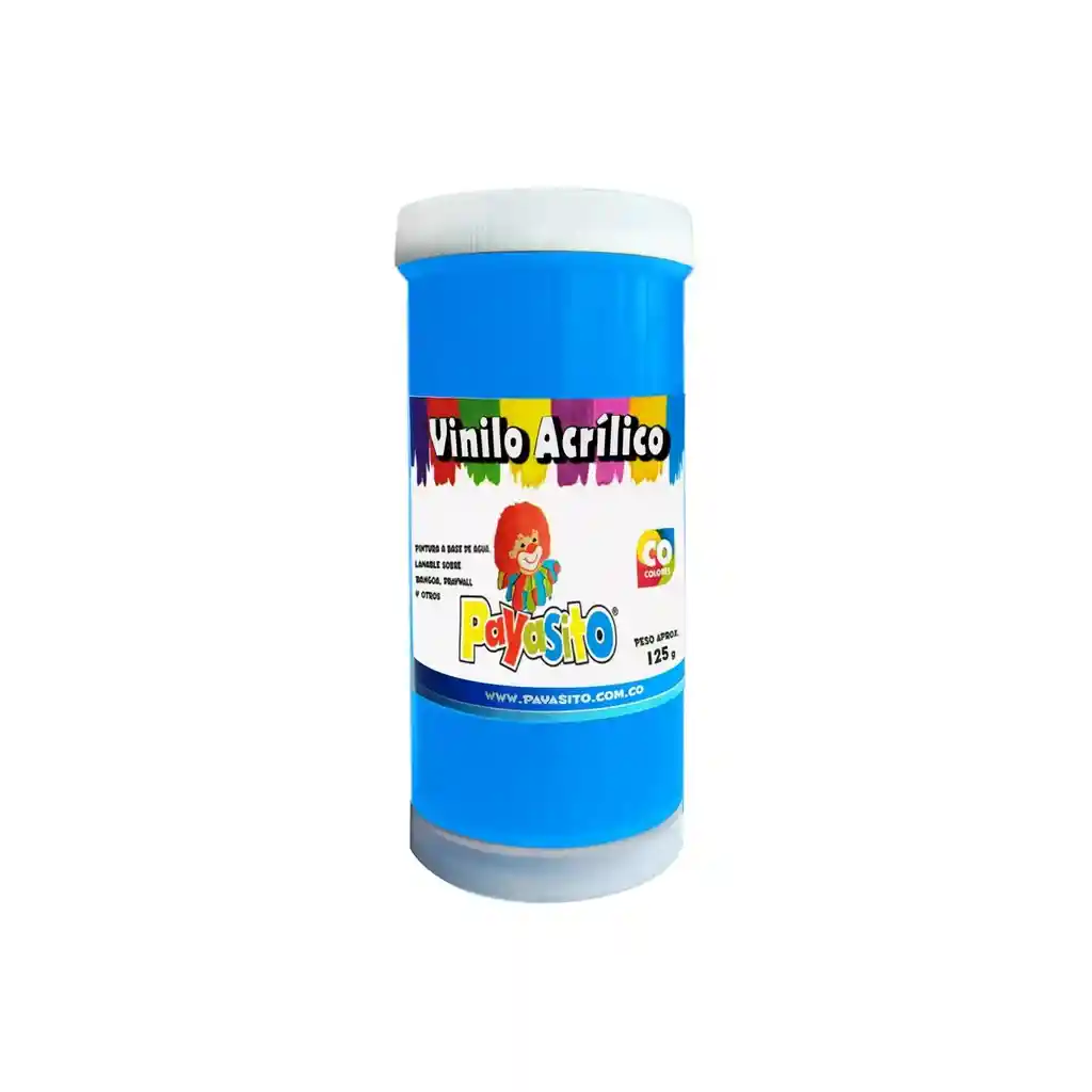 Tempera Vinilo Azul Payasito
