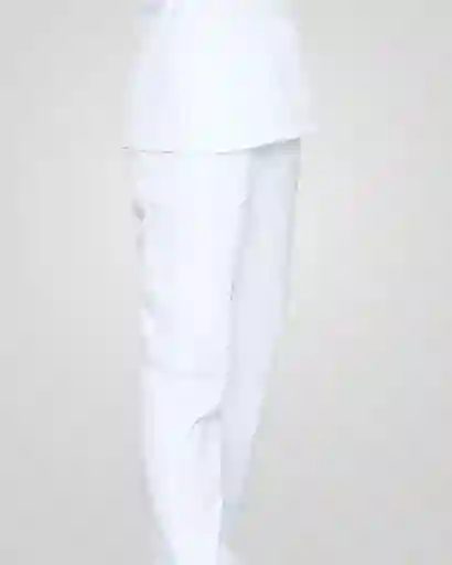 Pantalón Antifluido Unisex Blanco. Talla: S