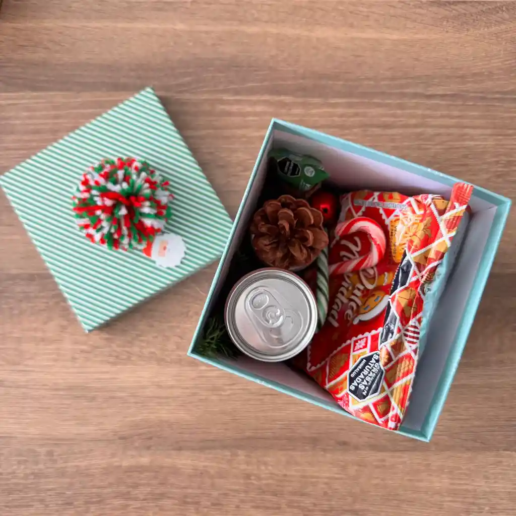 Caja Navideña Pequeña - Papá Noel