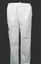 Pantalón Antifluido Unisex Blanco. Talla: Xl