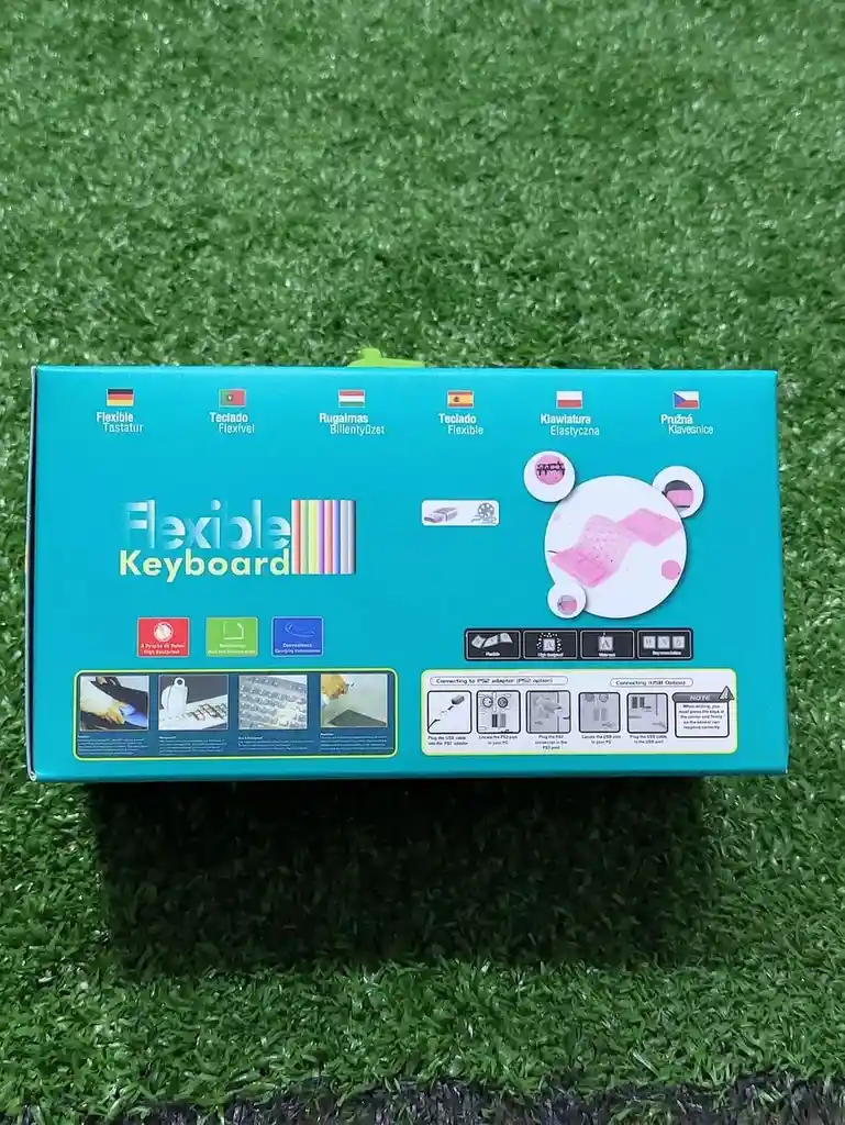 Teclado Flexible | Keyboard | Usb | A Prueba De Todo | Full Comodidad | Alambrico