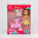 Muneca Fashion Mini Maypa Accesorio Mascota 15x7cm Surtido