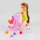 Muneca Fashion Mini Maypa Accesorio Mascota 15x7cm Surtido