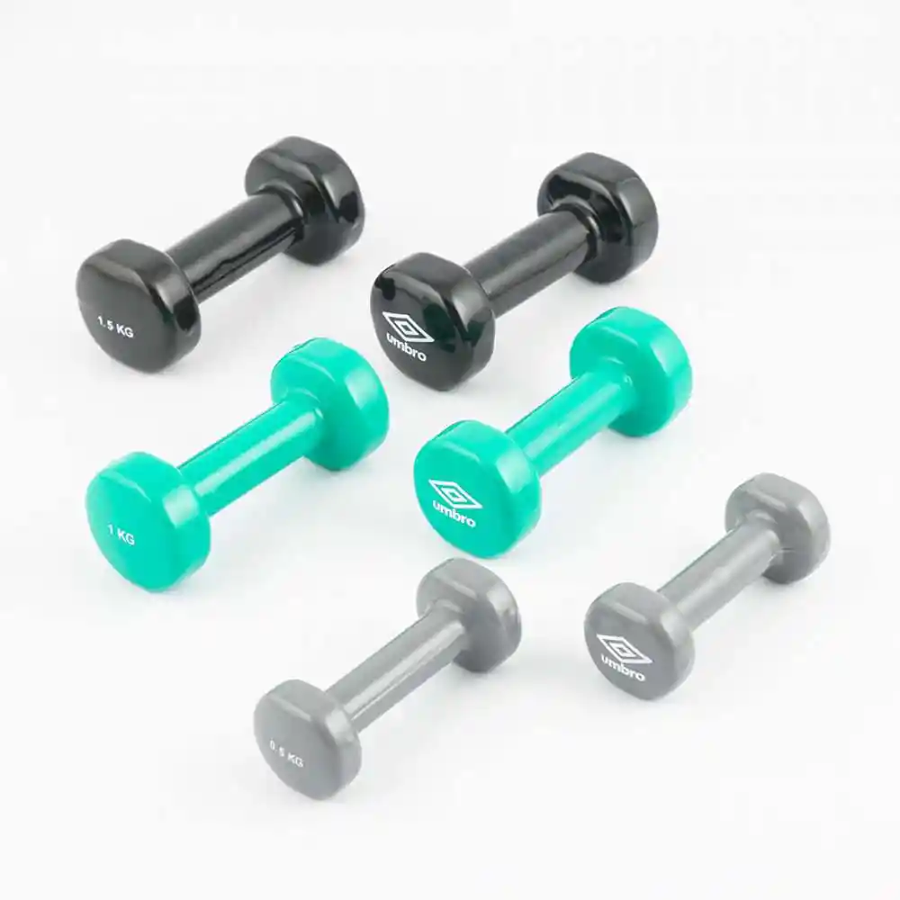 Mancuernas Umbro Cm Surtido 6 Kg 6 Pz Vinilo