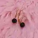 Aretes Acero Dorado De Seguridad