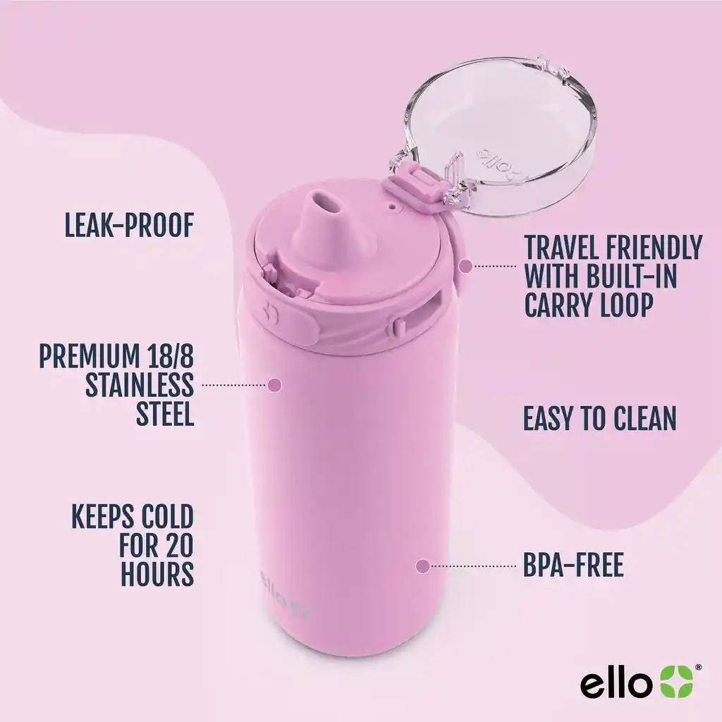 Termo Ello 32 Oz Rosa