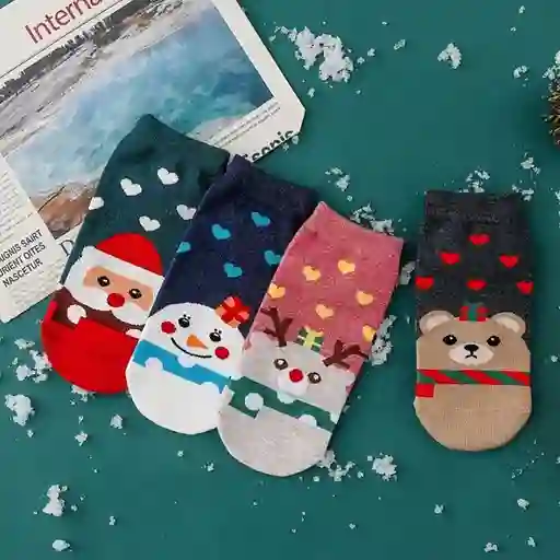 Navidad Medias Tobilleras