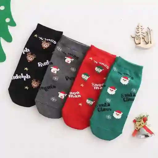 Navidad Medias Tobilleras