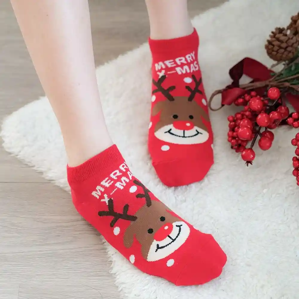 Navidad Medias Tobilleras