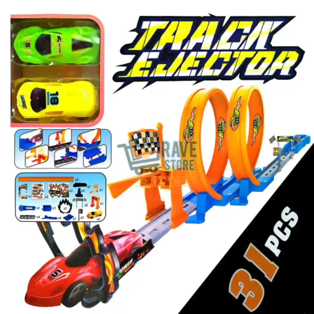 Circuito De Carreras 360°: Regalo Ideal Para Pequeños Aficio