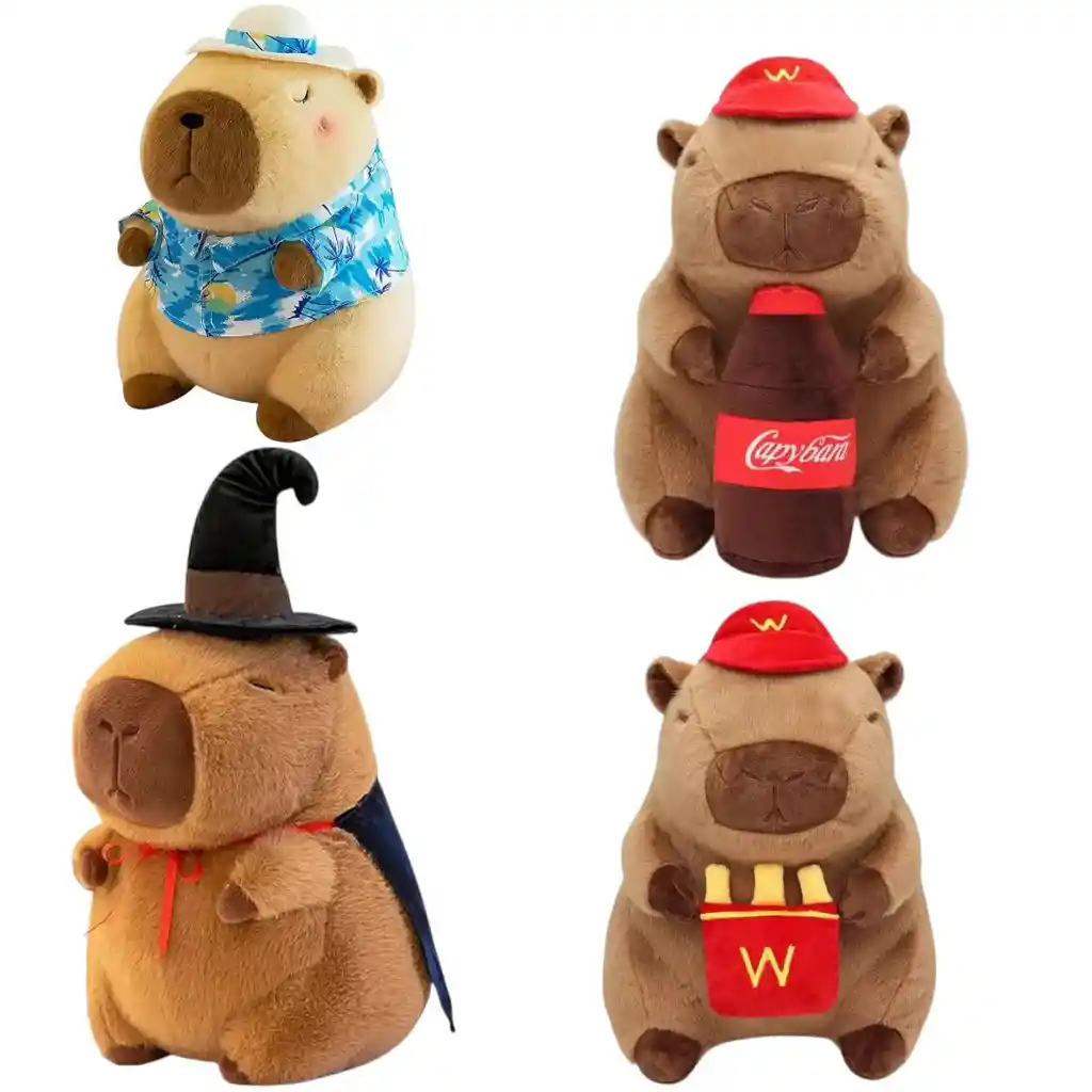 Peluche Con Cobija Capibara Ultra Suave Felpa