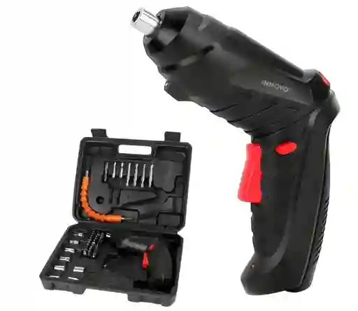 Atornillador Inalambrico Recargable 50 En 1 Con Estuche