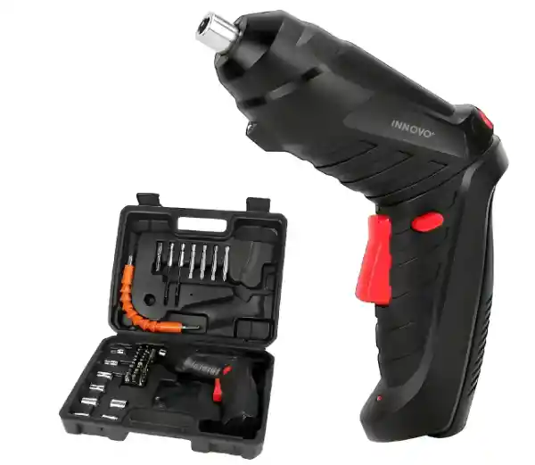 Atornillador Inalambrico Recargable 50 En 1 Con Estuche