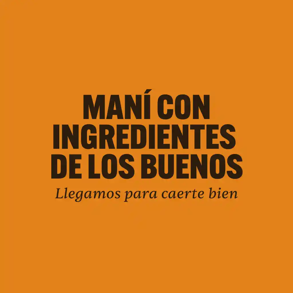 Manata Maní Horneado Panela Orgánica X6