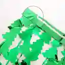 Navidad Cortina Metalizada Verde Merry Christmas