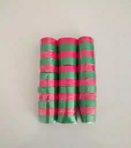 Navidad Paquete De Serpentinas Rojo Verde Merry Christmas