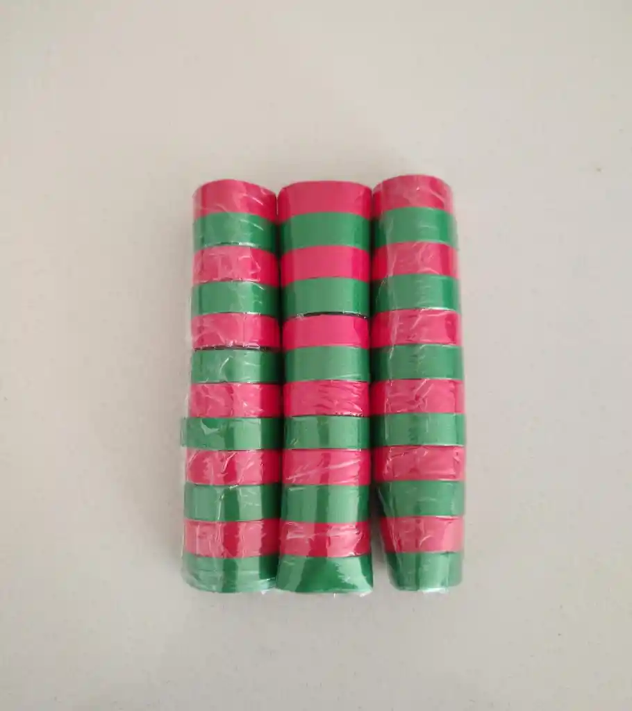 Navidad Paquete De Serpentinas Rojo Verde Merry Christmas