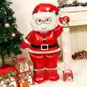 Navidad Globo Metalizado Papa Noel Sin Inflar Merry Christmas