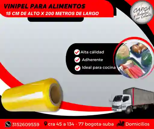 Vinipel De Cocina 15cm Alto X 200 Mts - Embalaje