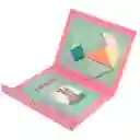 Rompecabezas Magnético Tangram Pensamiento Matemático Rosa