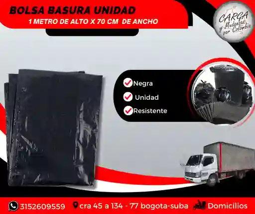 Bolsa De Basura Unidad De 1m De Alto X 70 Cm De Ancho - Empaque Y Embalaje