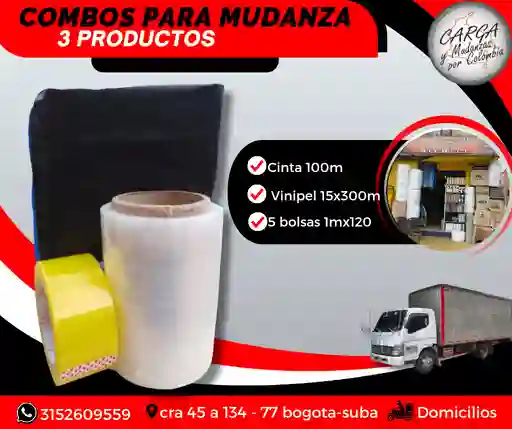 Combos O Kit Para Mudanza Trasteo Empaque Y Embalaje