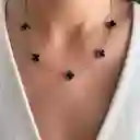 Collar De Trébol En Acero Inoxidable