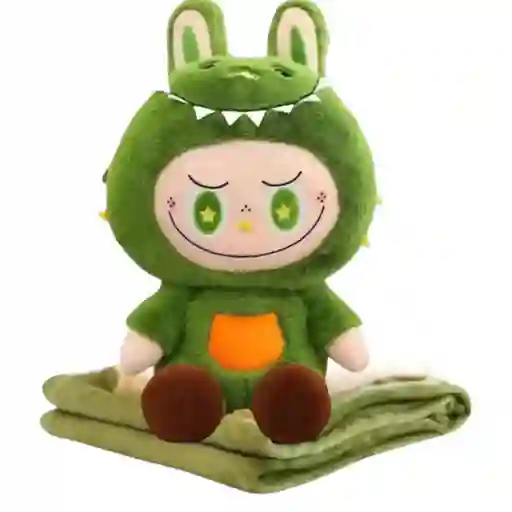 Peluche Con Cobija Labubu Ultra Suave Felpa 02