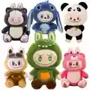 Peluche Con Cobija Labubu Ultra Suave Felpa 02