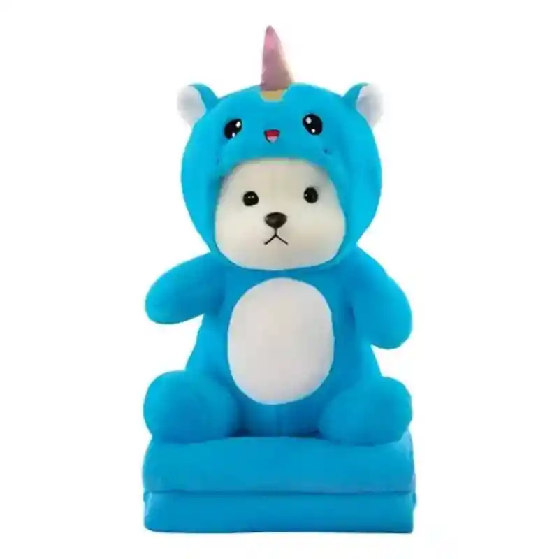 Peluche Con Cobija Oso Con Pijama Ultra Suave Felpa