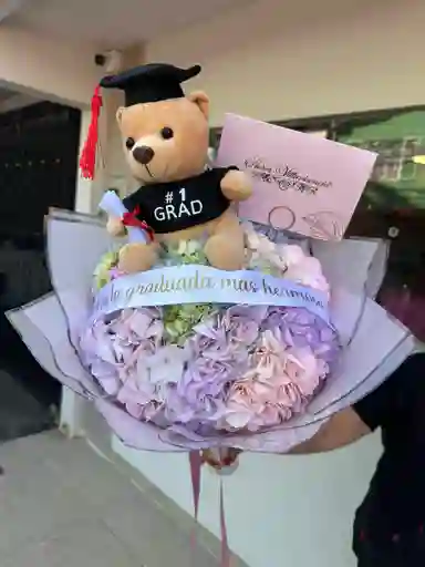 Grado Hortencias Y Peluche