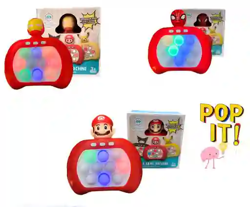 Pop It Electrónico Antiestrés Luces Sonido Juguete Memoria