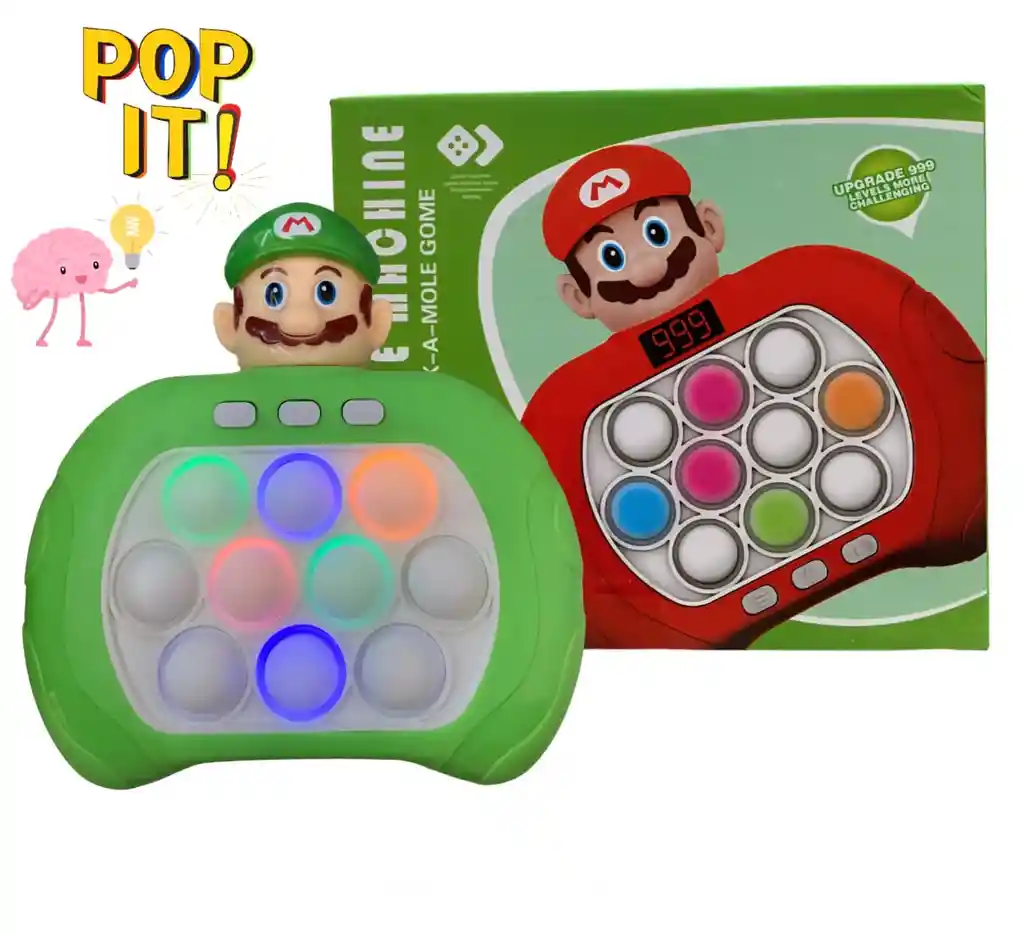 Pop It Electrónico Antiestrés Luces Sonido Juguete Memoria