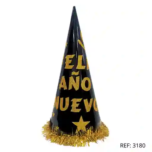Gorro Cono "feliz Año Nuevo"