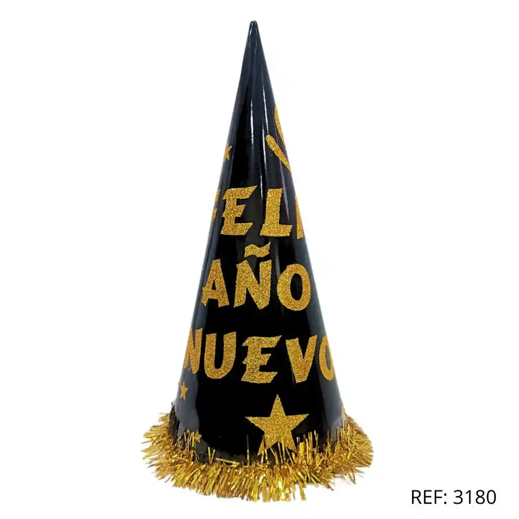 Gorro Cono "feliz Año Nuevo"